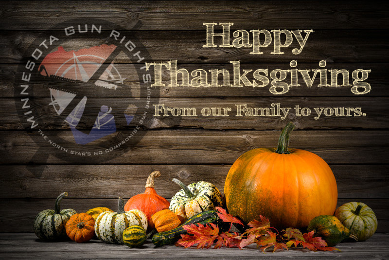 Happy Thanksgiving from Minnesota Gun Rights!