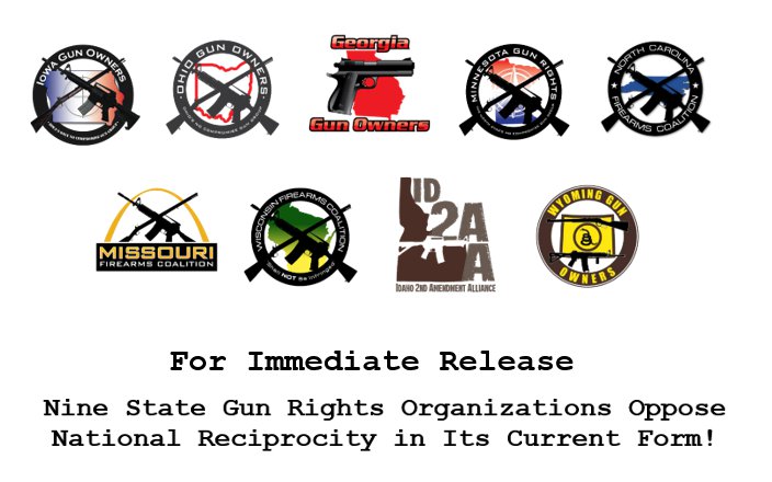 Press Release: Pro-Gun Groups Opposed to HR.38 With Embedded Gun-Control