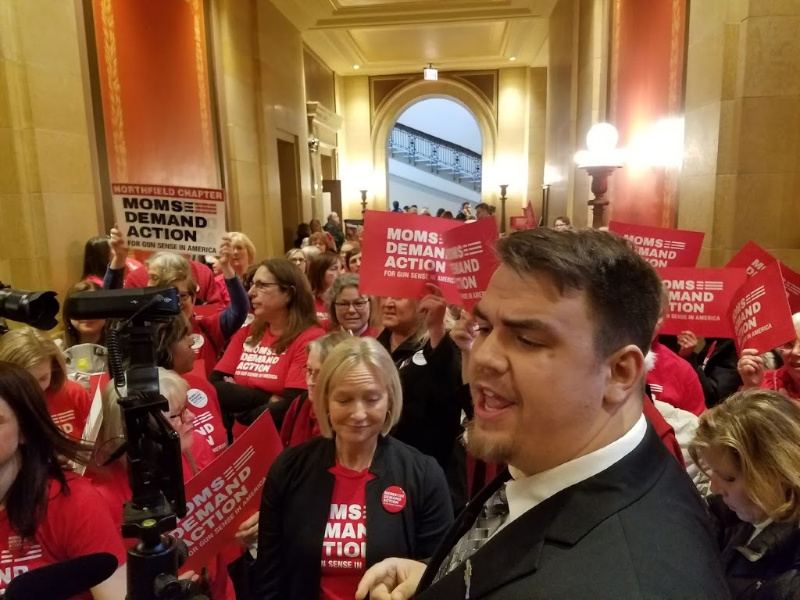 VIDEO: Anti-Gun Radicals Swarm Capitol in St Paul!