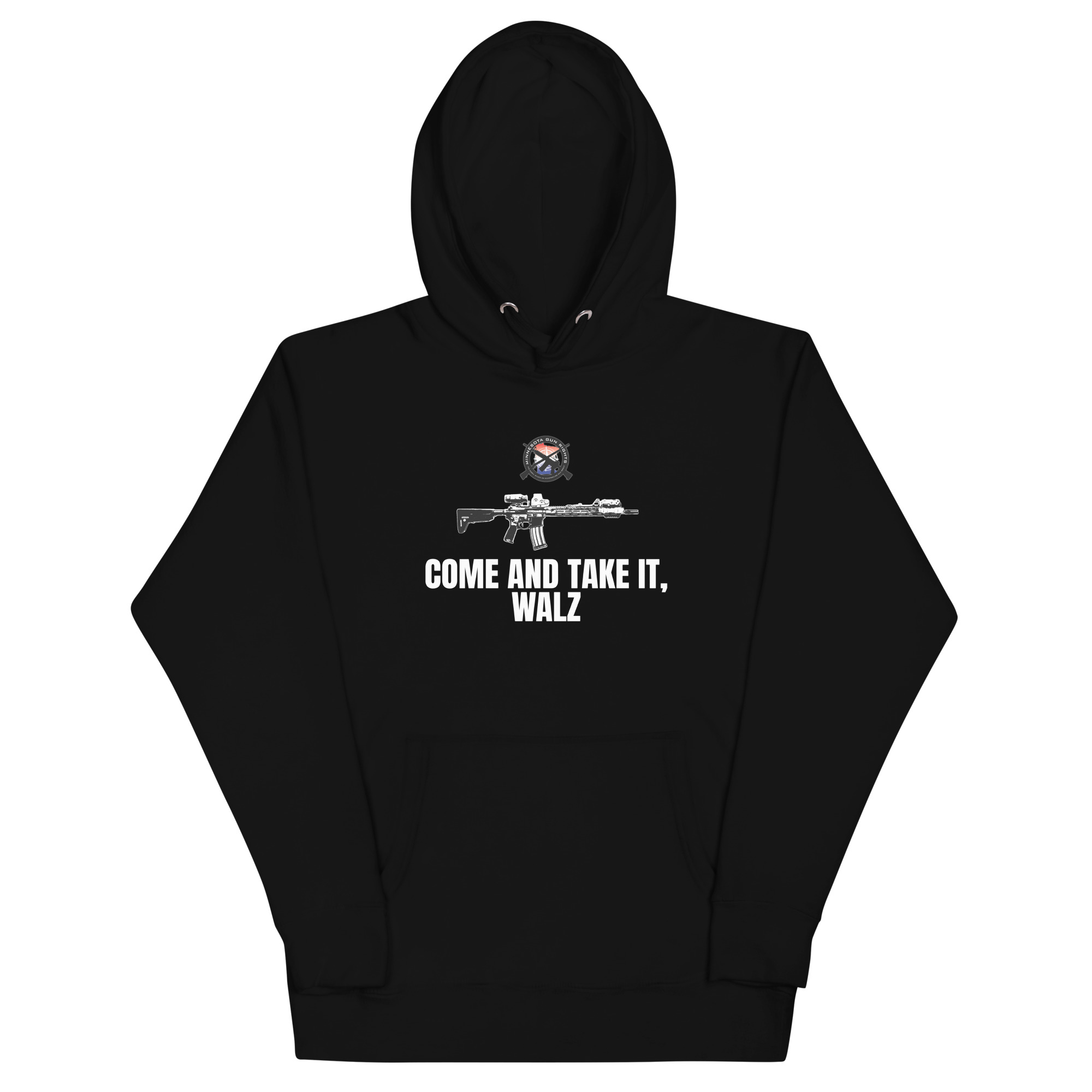 Come and Take it Walz - White Text - Hoodie - Image 9