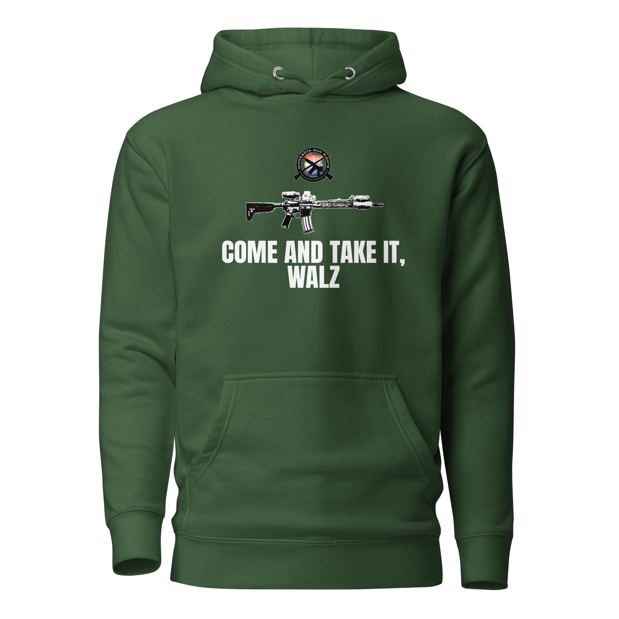 Come and Take it Walz - White Text - Hoodie - Image 6