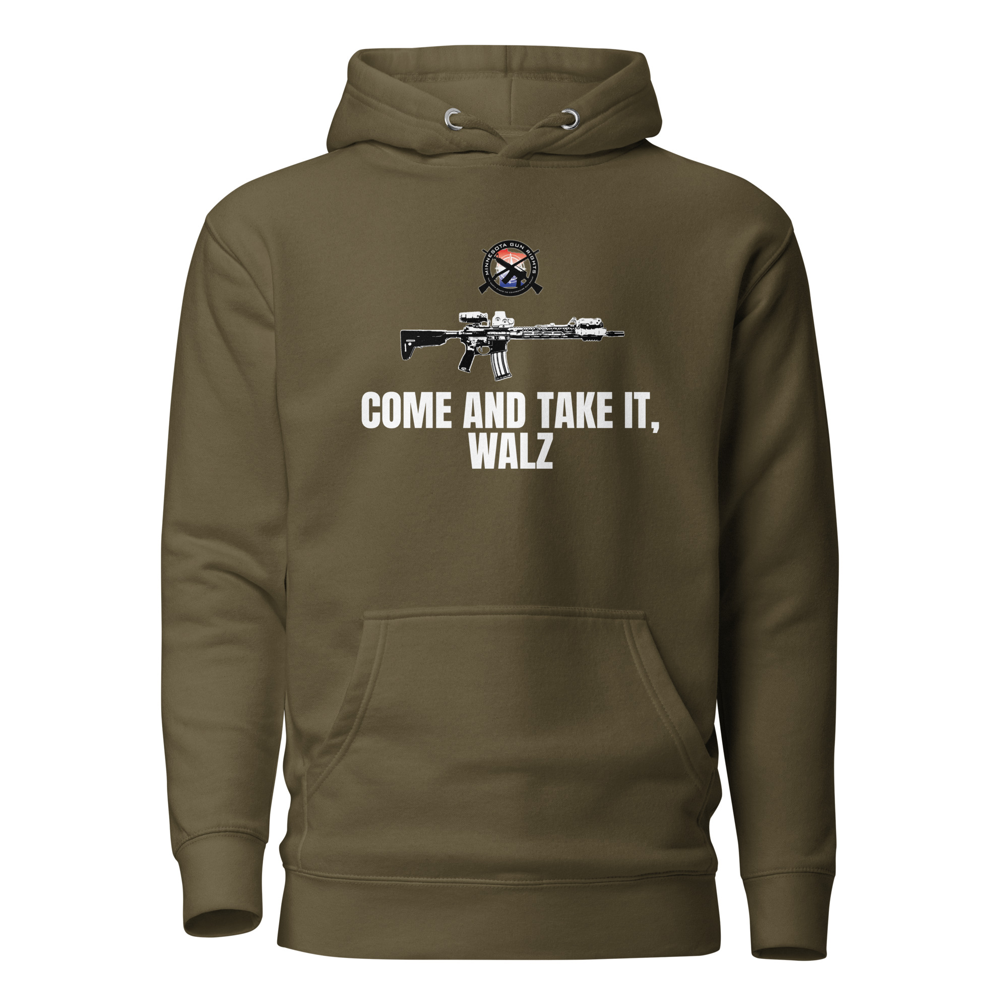 Come and Take it Walz - White Text - Hoodie - Image 7
