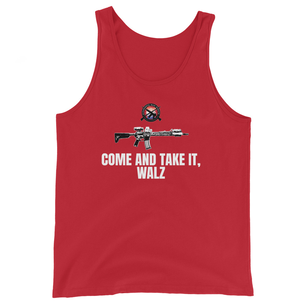 Come and Take it Walz - White Text - Men's Tank Top - Image 3