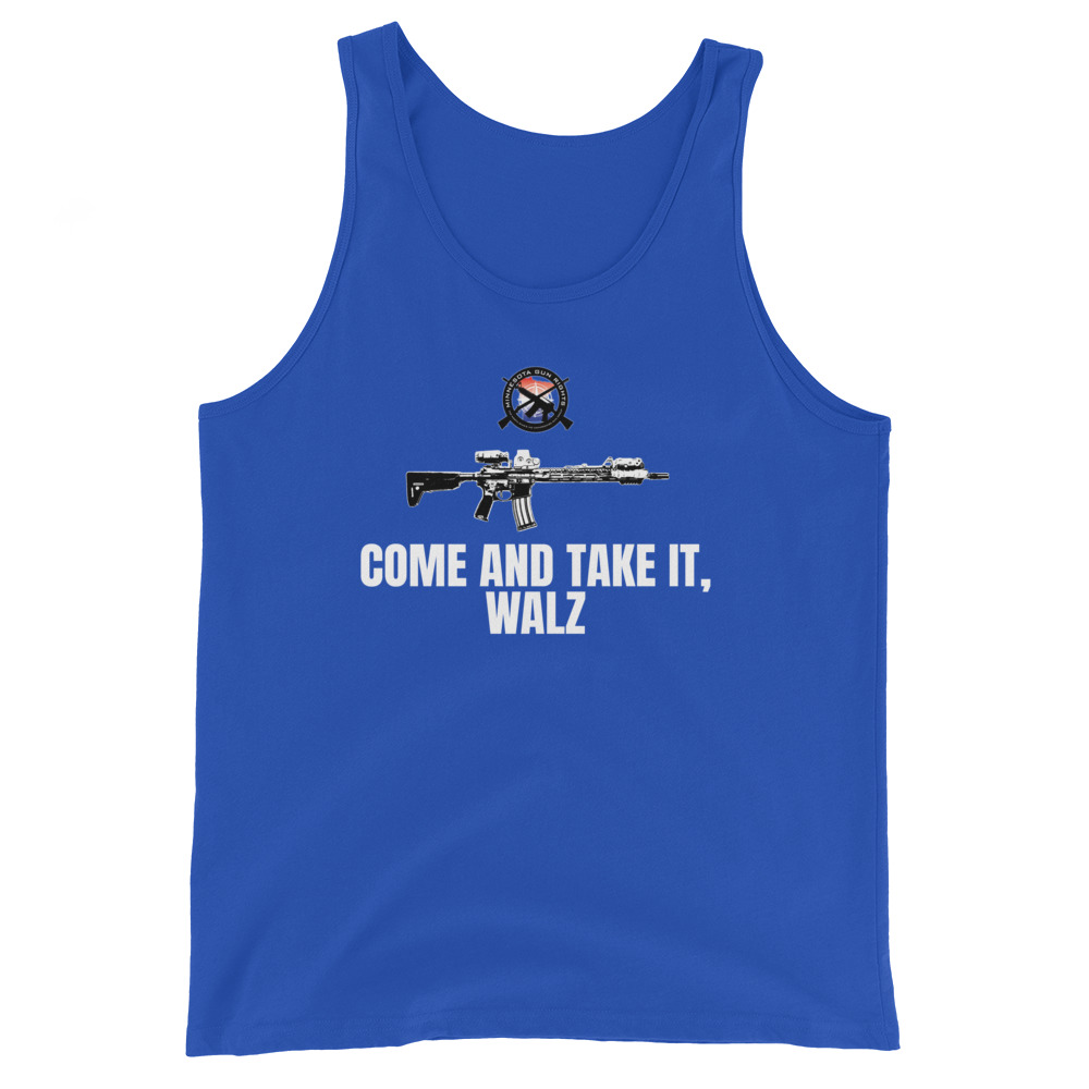 Come and Take it Walz - White Text - Men's Tank Top - Image 5