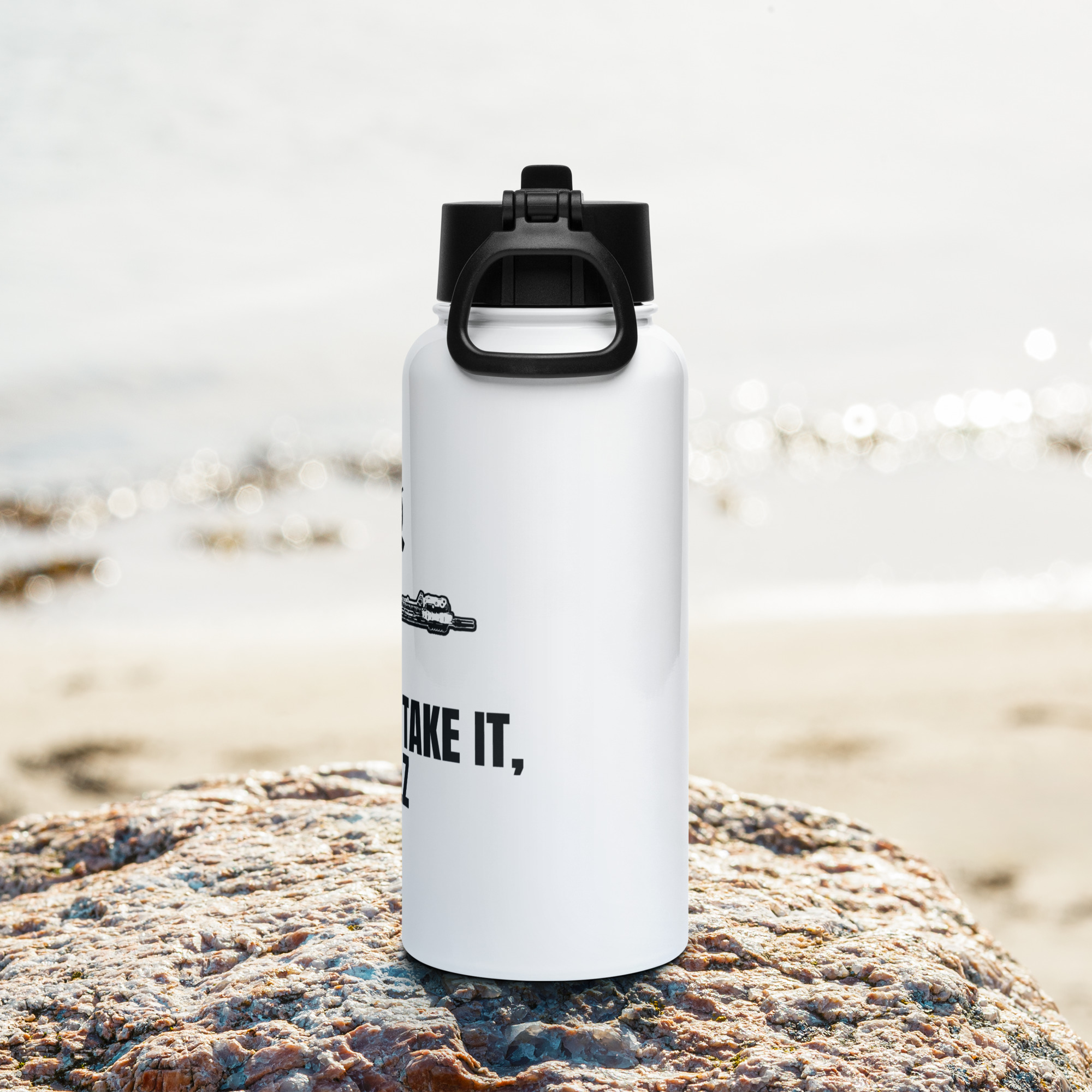 Come and Take It - Stainless steel water bottle with a straw lid - Image 16