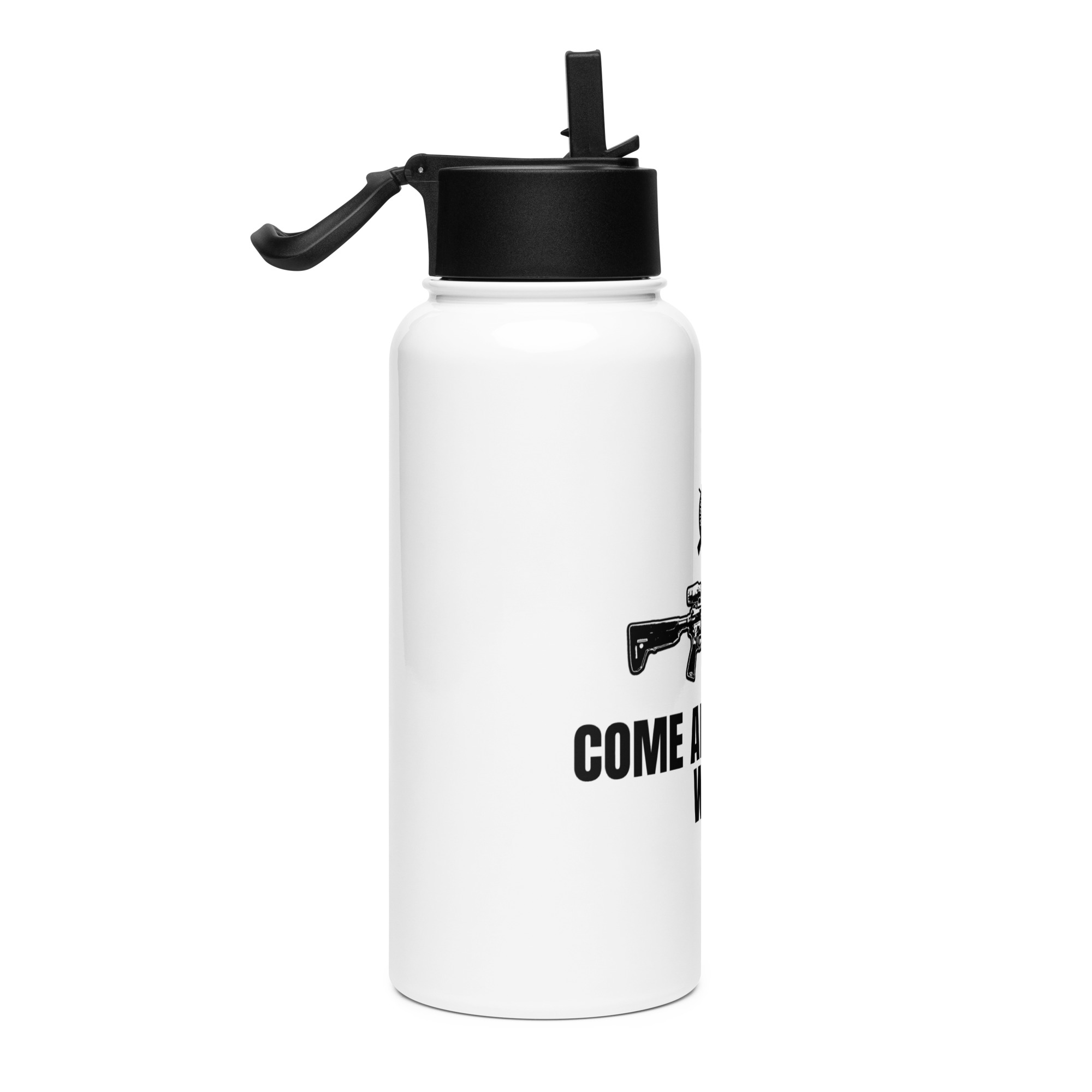 Come and Take It - Stainless steel water bottle with a straw lid - Image 8