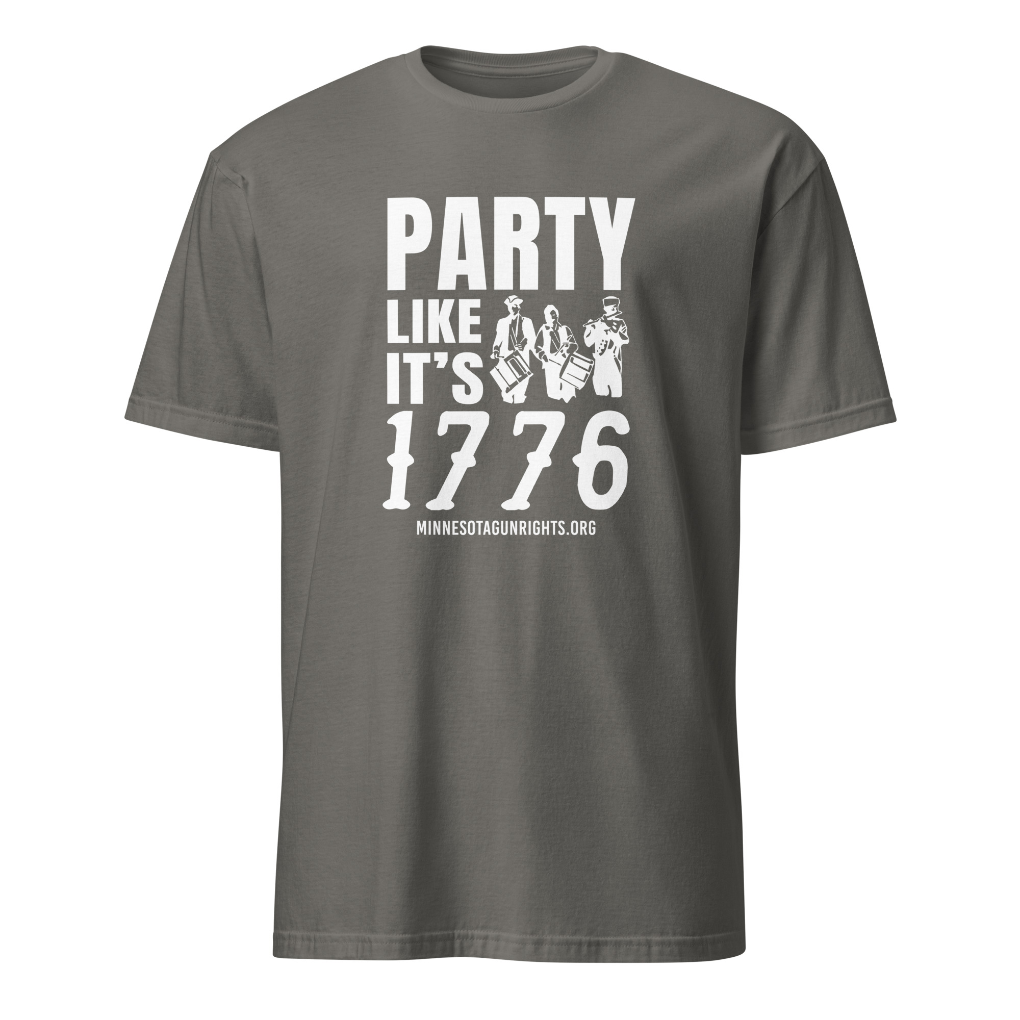 Supersoft – Short Sleeve – White Text – “Party Like It’s 1776” - Image 5