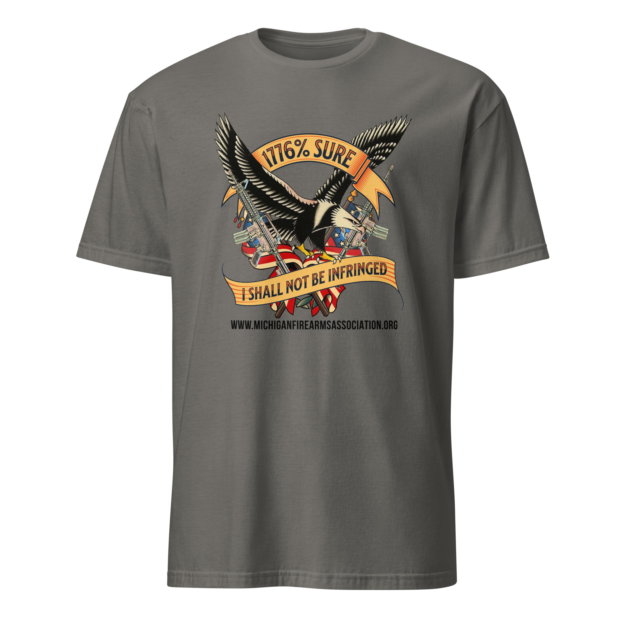 Supersoft – Short-Sleeve – Unisex – Black Text “I’m 1776% Sure” - Image 3