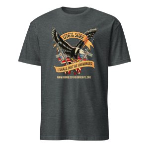 Supersoft – Short-Sleeve – Unisex – Gold Text -“I’m 1776% Sure”