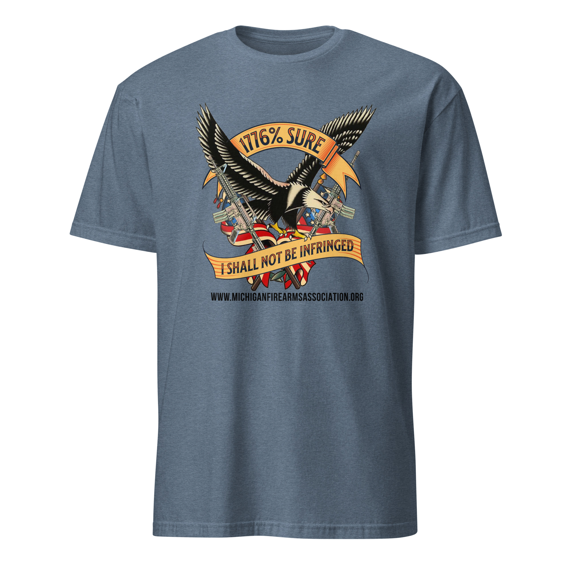 Supersoft – Short-Sleeve – Unisex – Black Text “I’m 1776% Sure” - Image 4