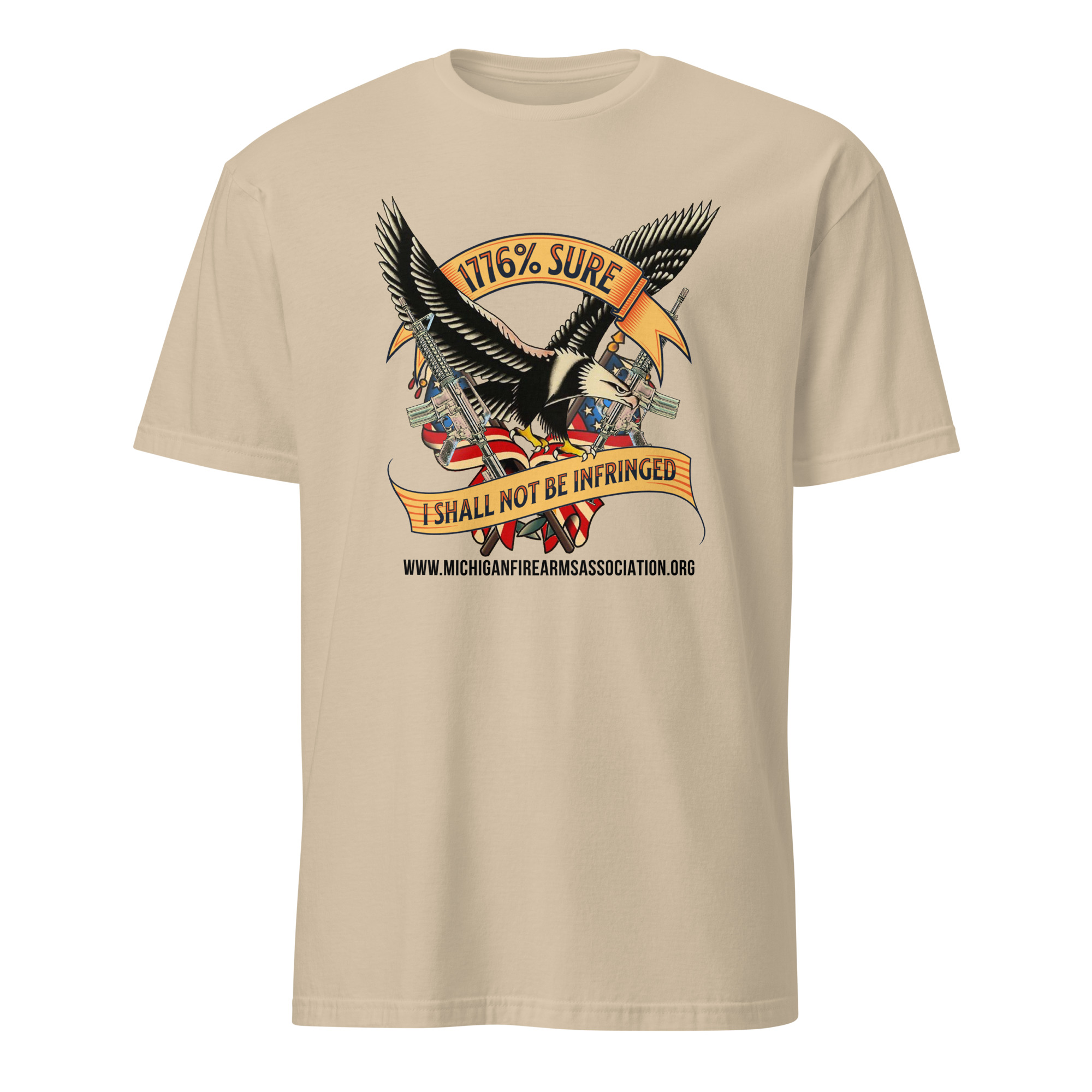 Supersoft – Short-Sleeve – Unisex – Black Text “I’m 1776% Sure” - Image 5