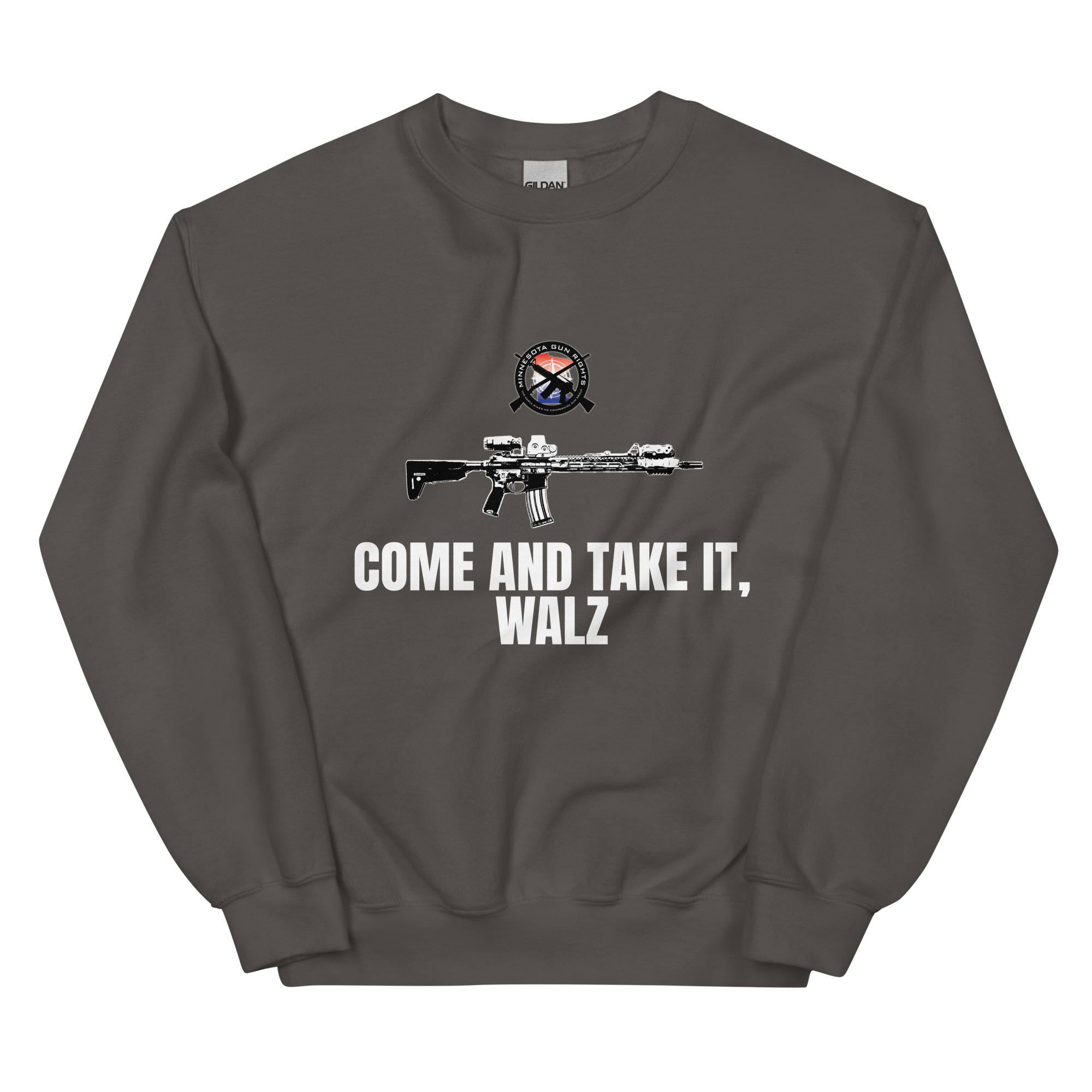 Come and Take it Walz – White Text – Unisex Sweatshirt - Image 21