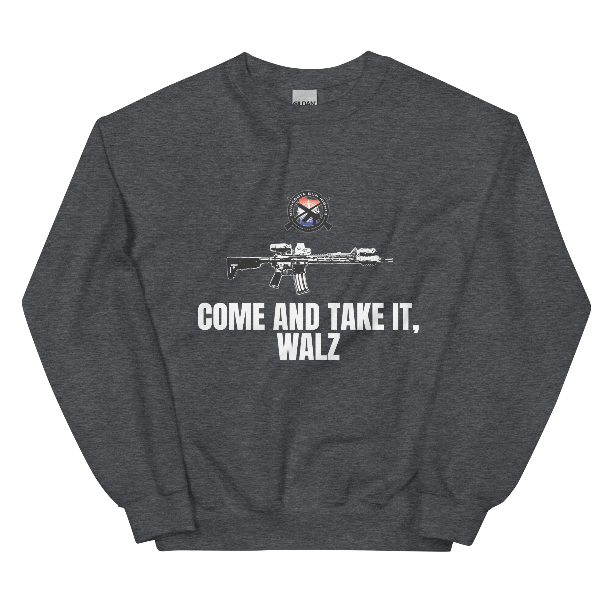 Come and Take it Walz – White Text – Unisex Sweatshirt - Image 19
