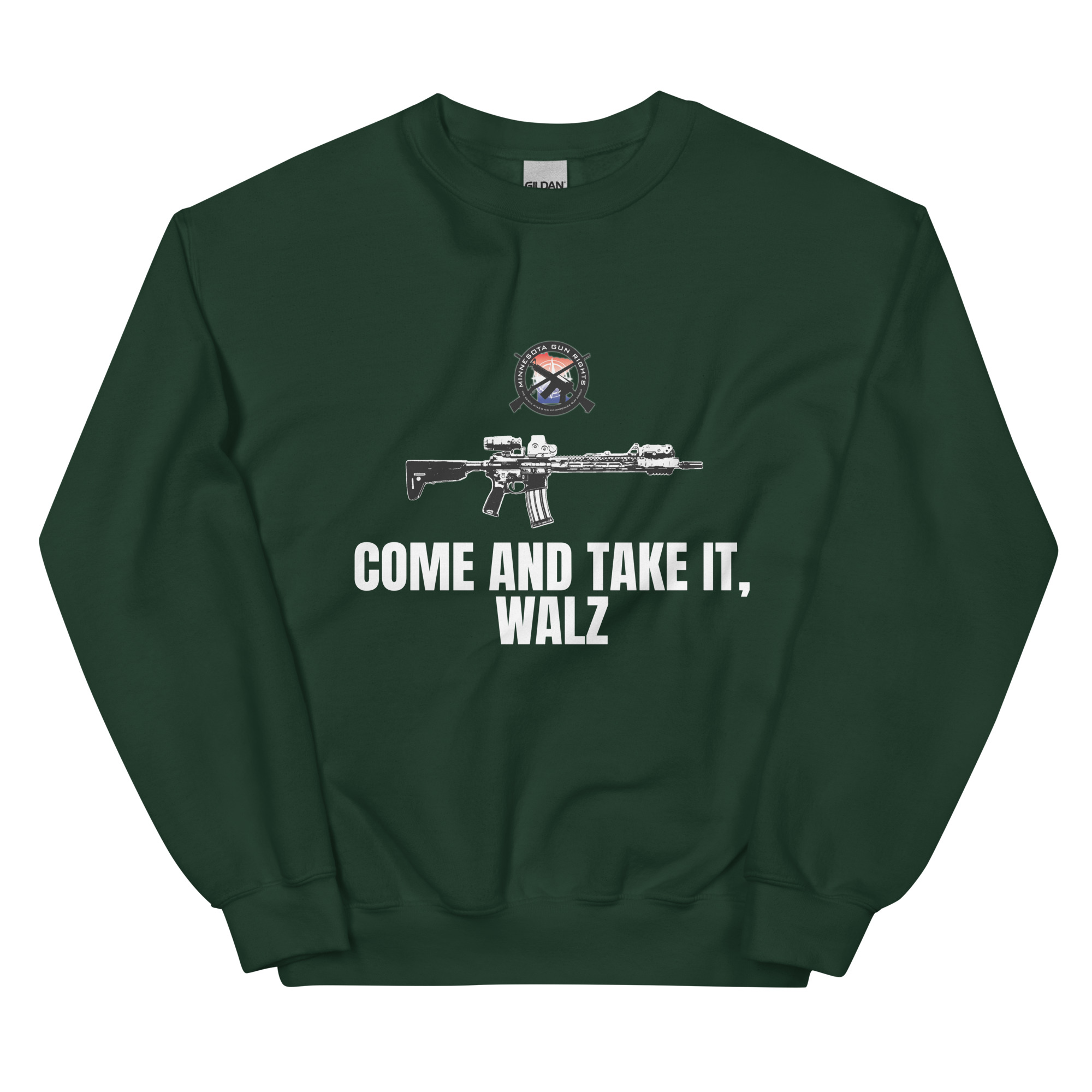 Come and Take it Walz – White Text – Unisex Sweatshirt - Image 17