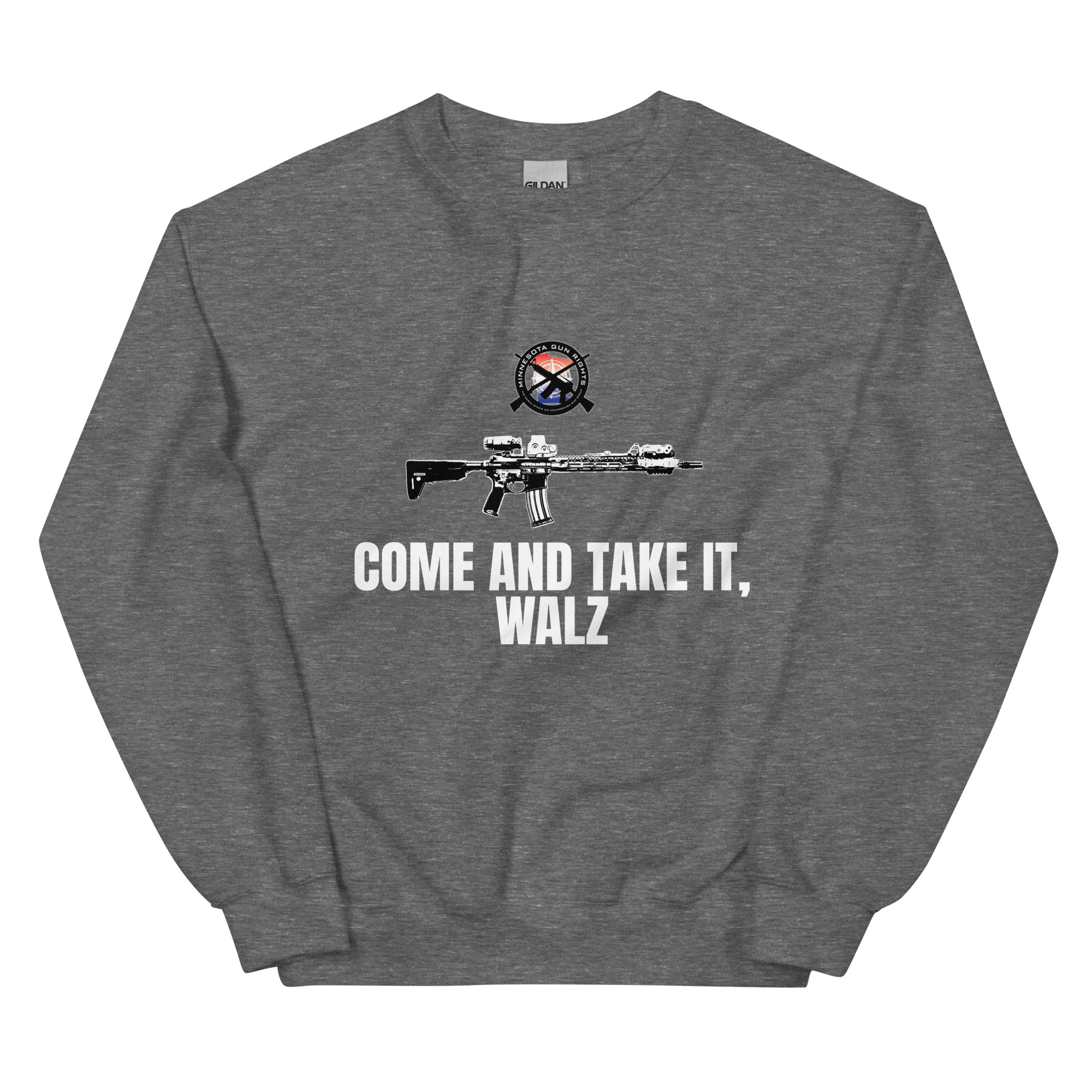 Come and Take it Walz – White Text – Unisex Sweatshirt - Image 25