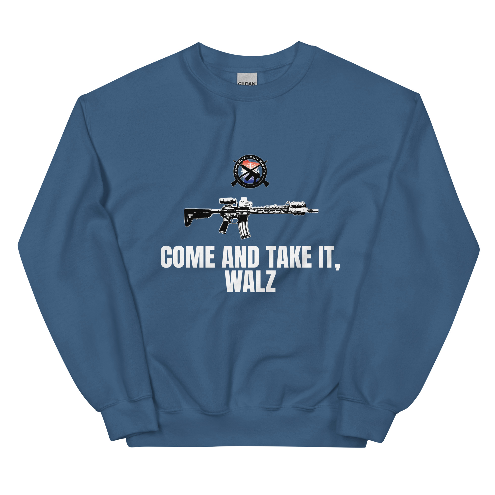 Come and Take it Walz – White Text – Unisex Sweatshirt - Image 23