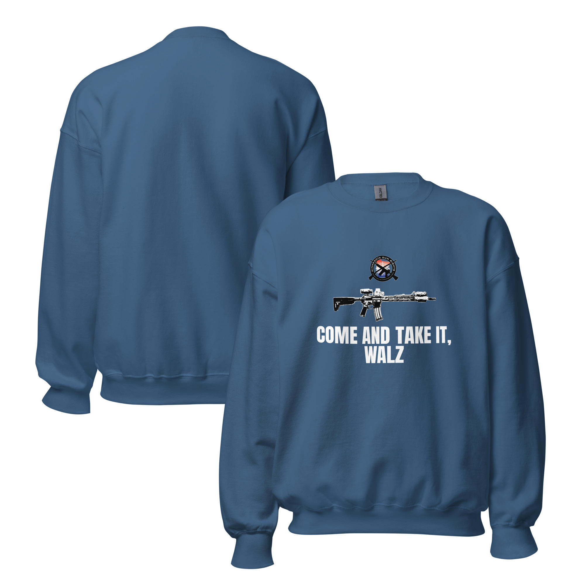 Come and Take it Walz – White Text – Unisex Sweatshirt - Image 7