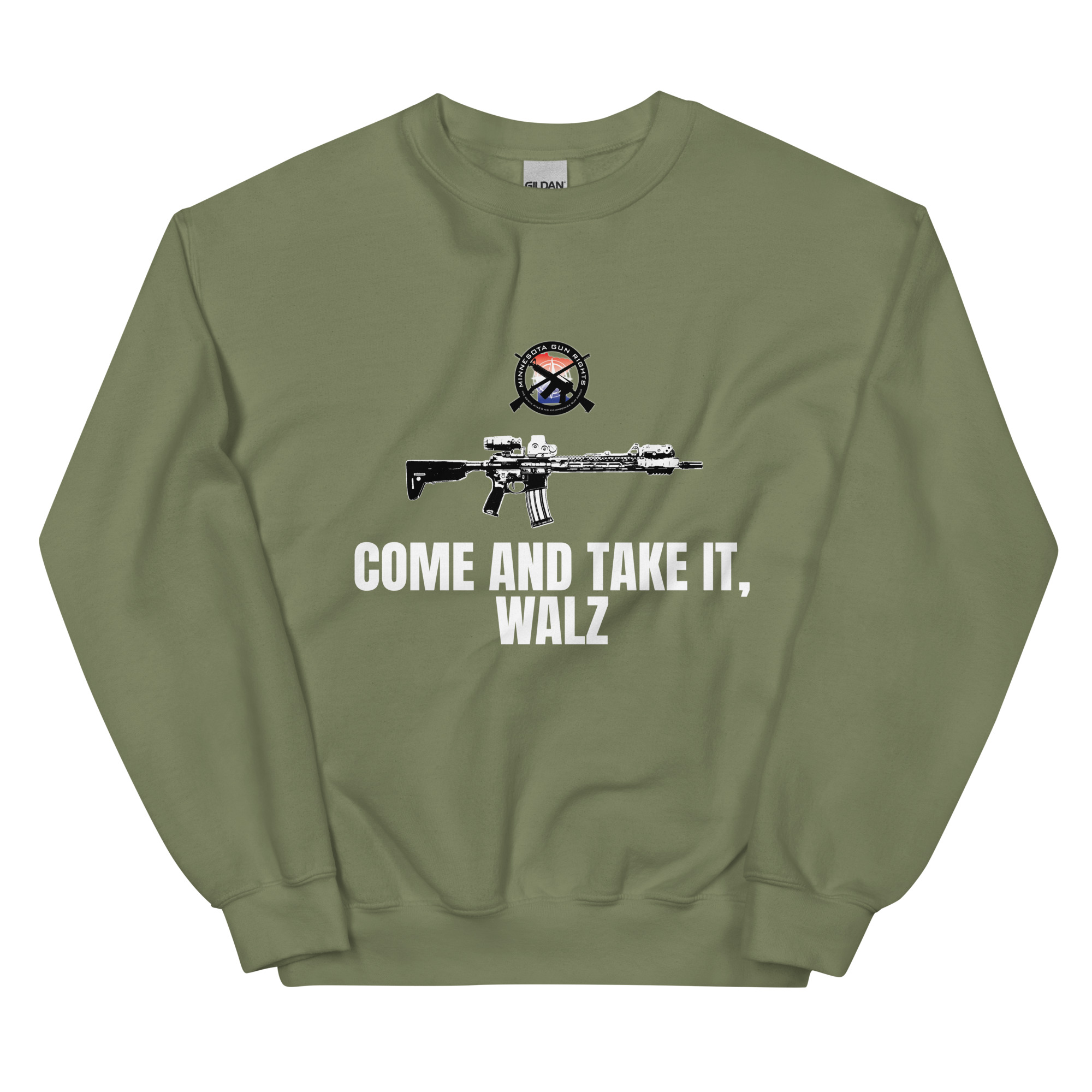 Come and Take it Walz – White Text – Unisex Sweatshirt - Image 27
