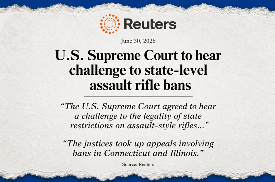 Breaking: U.S. Supreme Court to Hear AR-15 Ban Case!
